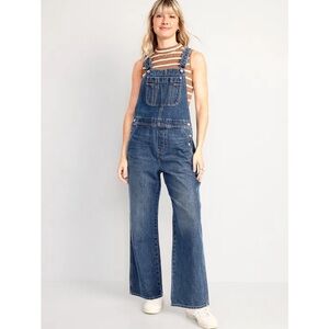 Baggy Wide Leg Overalls